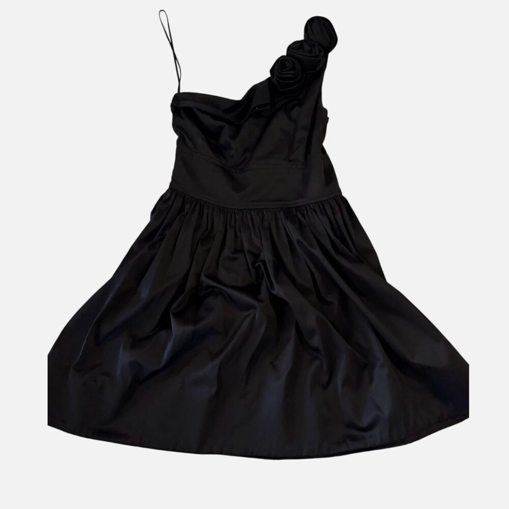 Love...Ady Dress Size Small Black with Flowers